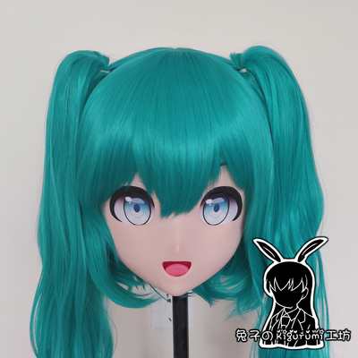 (RB387)Customize Full Head Quality Handmade Female/Girl Resin Japanese Anime Cartoon Character Kig Cosplay Kigurumi Mask
